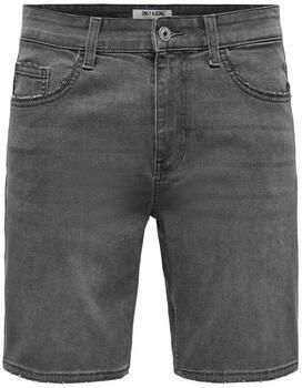 ONLY & SONS ONSWEFT regular denim short medium grey denim - Foto 3