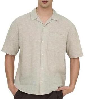 ONLY & SONS Overhemd met korte mouwen ONSCAIDEN LIFE RELAX SS RESORT 1PKT SHIR