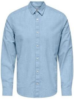 ONLY & SONS Overhemd met lange mouwen ONSCANTLEY LIFE LS SOLID LINEN SHIR OTL