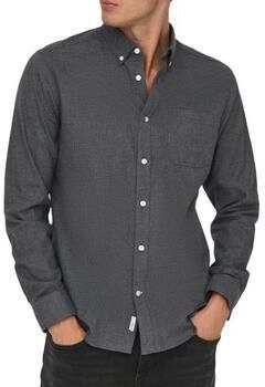 ONLY & SONS Overhemd met lange mouwen ONSROAD LIFE REG MELANGE LS SHIRT NOOS - Foto 7