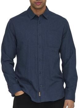 ONLY & SONS Overhemd met lange mouwen ONSROAD LIFE REG MELANGE LS SHIRT NOOS - Foto 5