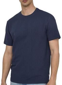 ONLY & SONS Shirt met ronde hals ONSKIAN LIFE REG SEERSUCKER SS TEE NOOS - Foto 6