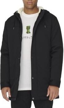 Only & Sons Regular fit parka met teddybont in de capuchon model 'ALEXANDER'
