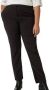 ONLY CARMAKOMA high waist slim fit broek CARKIYA met krijtstreep zwart - Thumbnail 2