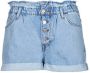 ONLY high waist straight fit jeans short ONLCUBA light blue denim - Thumbnail 4