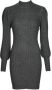 Only Grijze Coltrui Jurk voor Herfst Winter Gray Dames - Thumbnail 2