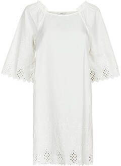 Only Onlsanne 2 4 Broderie Jurk voor Dames White Dames - Foto 2