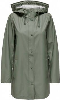 Only Mantel New Ellen Raincoat Agave Green