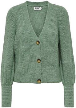 Only Mantel Noos Clare Cardigan L S Granite Green
