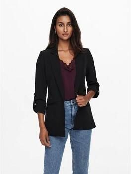 Only Relaxed fit lange blazer met decoratieve parelvormige knoop model 'KAYLE-ORLEEN LIFE'