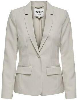 Only Langmouwige pasvormjas voor vrouwen Gray Dames