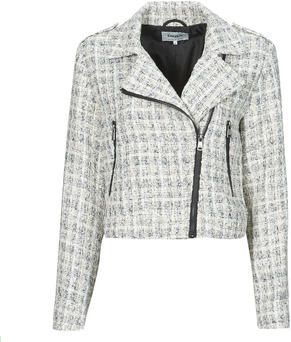 ONLY geruite jasje ONLBELLA offwhite zwart