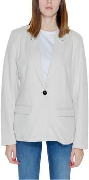 Only Elastaan Polyester Blazer Damesjas Collectie Beige Dames
