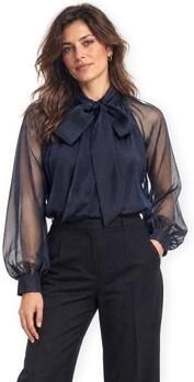 Only Blouse Lumeria Shirt Navy Blazer