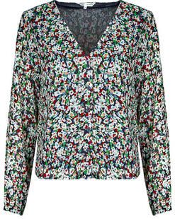 Only Blouse ONLDANIELLE FR L S V-NECK LUREX TOP PTM