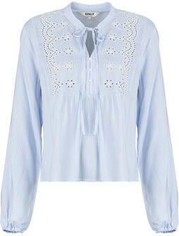 Only Blouse ONLLENNYO LS EMBROID V-NECK - Foto 4