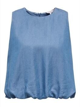Only ballon fit blousetop van puur lyocell model 'CHARIS' - Foto 3