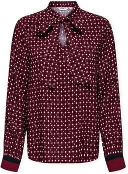 Only Blouse Veda Border Shirt Zinfandel