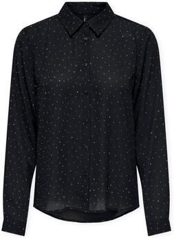 Only Blouse Zeke Shirt Black Allover