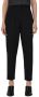 ONLY high waist regular fit pantalon van gerecycled polyester zwart - Thumbnail 2