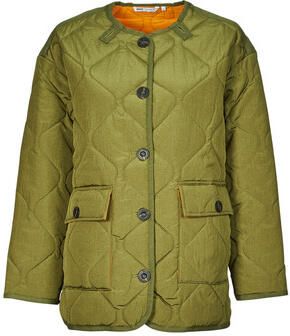 Only Dames Pufferjas in Khaki Green Dames