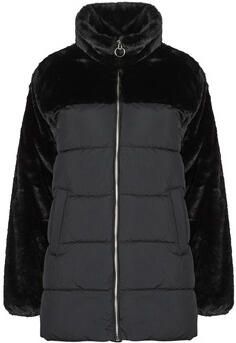 Only Zwarte Polyester Jas & Mantel Collectie Black Dames