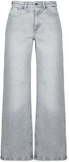 Only Wide fit high rise jeans van hoogwaardige katoenmix model 'JUICY' - Foto 4