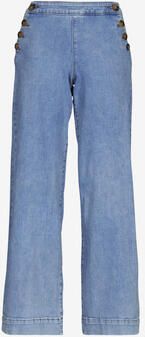 ONLY high waist wide leg jeans light blue denim - Foto 4