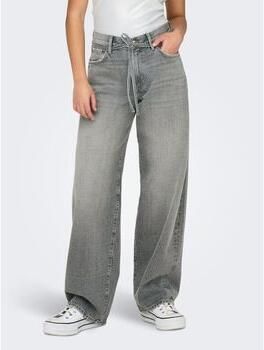 Only Jeans 15338246 ONLGIANNA MW STRAIGHT-DENIM GREY - Foto 4
