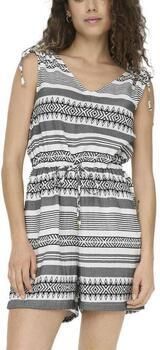 Only Playsuit van katoen met all-over motief model 'NORA'