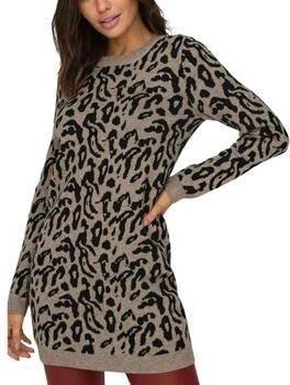 Only Gebreide mini-jurk met all-over motief model 'JENNI' - Foto 6