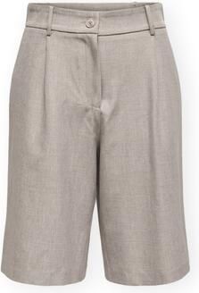 Only regular fit bermuda s met bandplooi model 'LINDA' - Foto 6