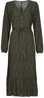 Only Lange Jurk in Khaki voor Vrouwen Green Dames