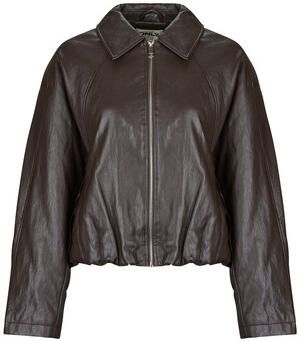 Only Blazer 15385182 MASJA-FAUX LEATHER CHOCOLATE - Foto 4