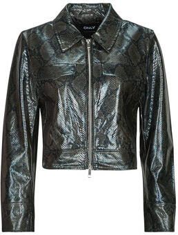 Only Leren Jas ONLPARIS SNAKE