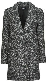 Only Wollen jas in het zwart Mantella Black Dames