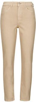 Only Beige Mom Jeans Onlemily Beige Dames