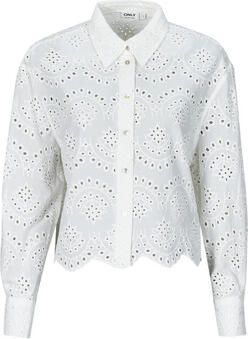 Only Relaxed fit overhemdblouse van puur katoen model 'VALAIS'