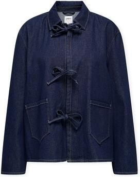 Only Overhemd Thille Jacket Dark Blue Denim