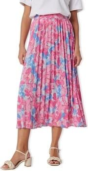 Only Rok Alva Midi Skirt Azalea Pink