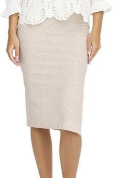 Only Gebreide rok voor dames Beige Dames - Foto 4
