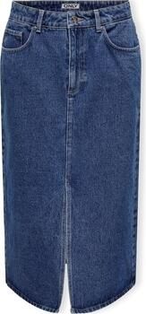 Only Rok Noos Bianca Midi Skirt Medium Blue Denim - Foto 1