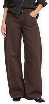 Only Wijde jeans Calças Calla Baggy Chocolate Torte