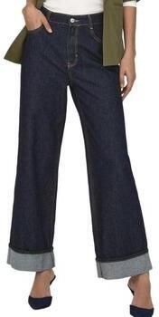 ONLY wide leg jeans ONLHOPE dark blue denim