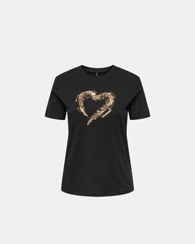 Only T-shirt ONLMARCY S S BOX TOP CC JRS