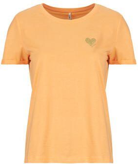 Only T-shirt Korte Mouw ONLKITA LIFE