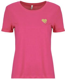 Only T-shirt Korte Mouw ONLKITA LIFE
