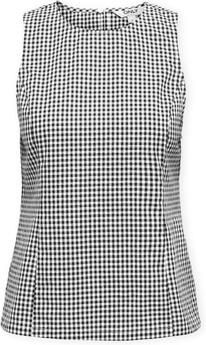 Only Top Maye Check Black White