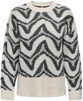 Only Oversized gebreide pullover met all-over motief model 'JANE'