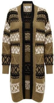 Only Geometrische Boho-Chic Cardigan Sweater Brown Dames - Foto 7